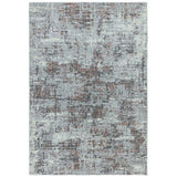 Orion OR06 Abstract Modern Distressed Textured Soft-Touch Metallic Shimmer Pink/Grey/Cream Rug