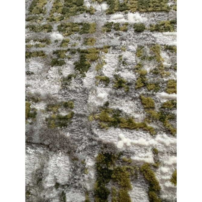 Orion OR08 Abstract Modern Distressed Textured Soft-Touch Metallic Shimmer Green/Silver/Cream Rug-Asiatic Carpets-Rug Love - The Most Loved Rug Store