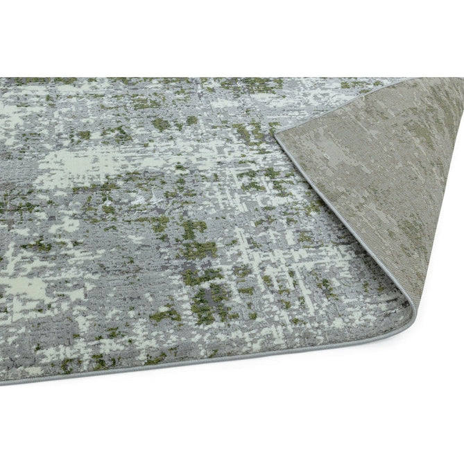 Orion OR08 Abstract Modern Distressed Textured Soft-Touch Metallic Shimmer Green/Silver/Cream Rug-Asiatic Carpets-Rug Love - The Most Loved Rug Store