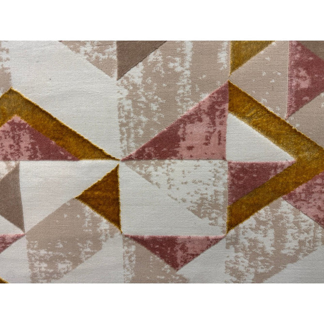 Orion OR10 Flag Modern Geometric Distressed Textured Soft-Touch Metallic Shimmer Pink/Gold/Taupe/Cream Rug-Asiatic Carpets-Rug Love - The Most Loved Rug Store