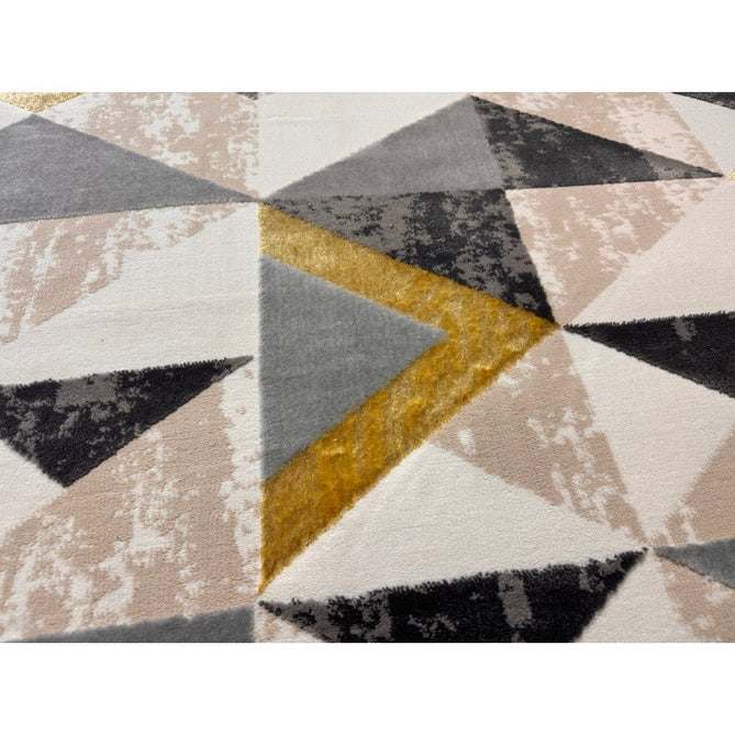 Orion OR11 Flag Modern Geometric Distressed Textured Soft-Touch Metallic Shimmer Yellow/Grey/Gold/Taupe/Cream Rug-Asiatic Carpets-Rug Love - The Most Loved Rug Store