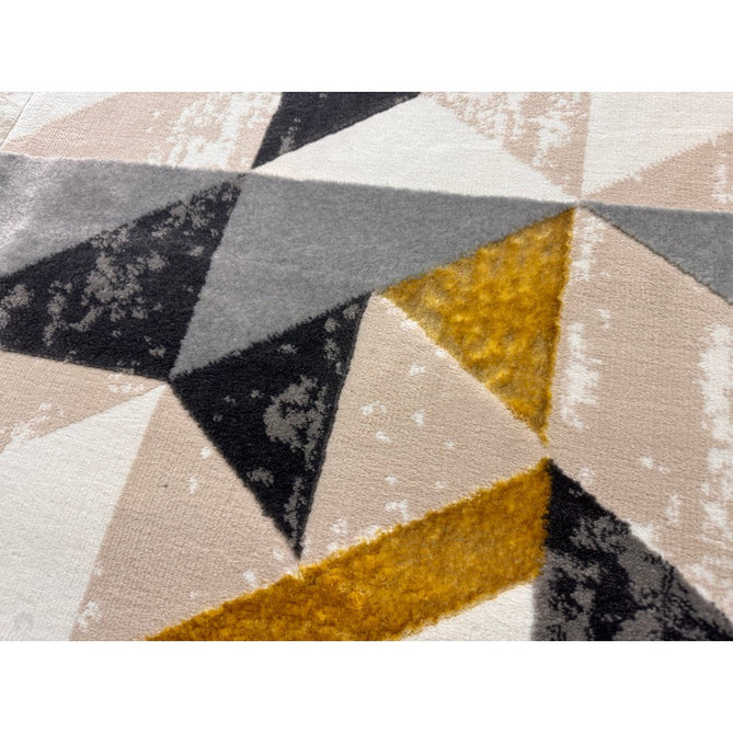 Orion OR11 Flag Modern Geometric Distressed Textured Soft-Touch Metallic Shimmer Yellow/Grey/Gold/Taupe/Cream Rug-Asiatic Carpets-Rug Love - The Most Loved Rug Store