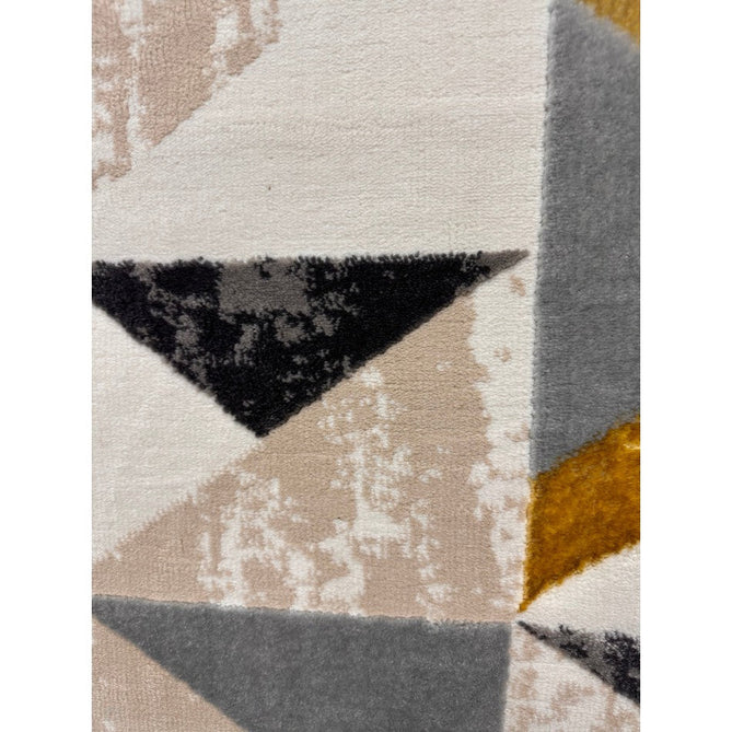Orion OR11 Flag Modern Geometric Distressed Textured Soft-Touch Metallic Shimmer Yellow/Grey/Gold/Taupe/Cream Rug-Asiatic Carpets-Rug Love - The Most Loved Rug Store
