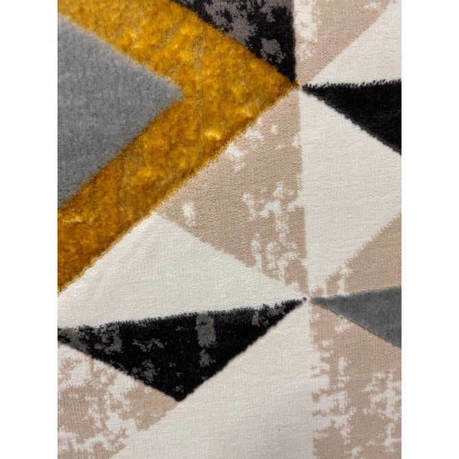 Orion OR11 Flag Modern Geometric Distressed Textured Soft-Touch Metallic Shimmer Yellow/Grey/Gold/Taupe/Cream Rug-Asiatic Carpets-Rug Love - The Most Loved Rug Store