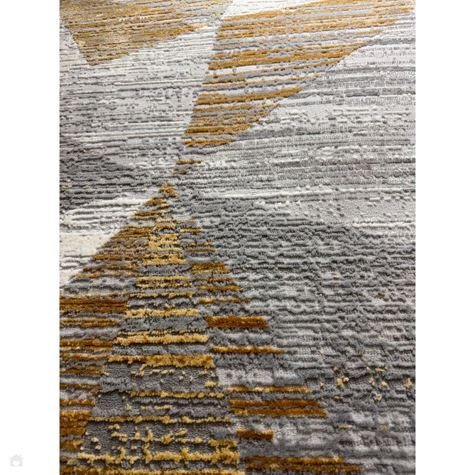 Orion OR12 Blocks Modern Geometric Distressed Textured Soft-Touch Metallic Shimmer Yellow/Grey/Silver/Cream Rug-Asiatic Carpets-Rug Love - The Most Loved Rug Store