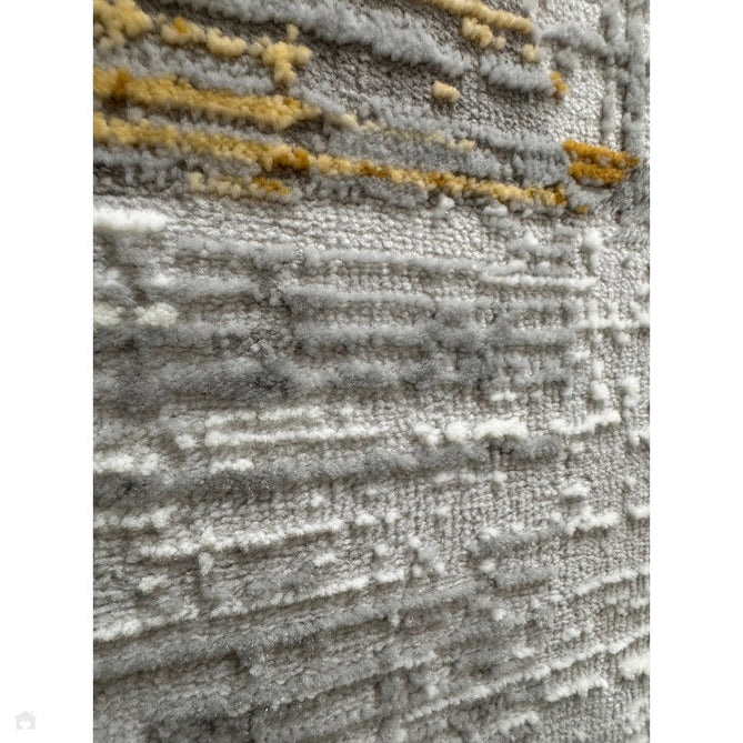 Orion OR12 Blocks Modern Geometric Distressed Textured Soft-Touch Metallic Shimmer Yellow/Grey/Silver/Cream Rug-Asiatic Carpets-Rug Love - The Most Loved Rug Store