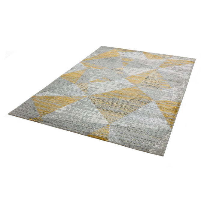 Orion OR12 Blocks Modern Geometric Distressed Textured Soft-Touch Metallic Shimmer Yellow/Grey/Silver/Cream Rug-Asiatic Carpets-Rug Love - The Most Loved Rug Store