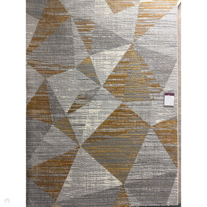 Orion OR12 Blocks Modern Geometric Distressed Textured Soft-Touch Metallic Shimmer Yellow/Grey/Silver/Cream Rug-Asiatic Carpets-Rug Love - The Most Loved Rug Store