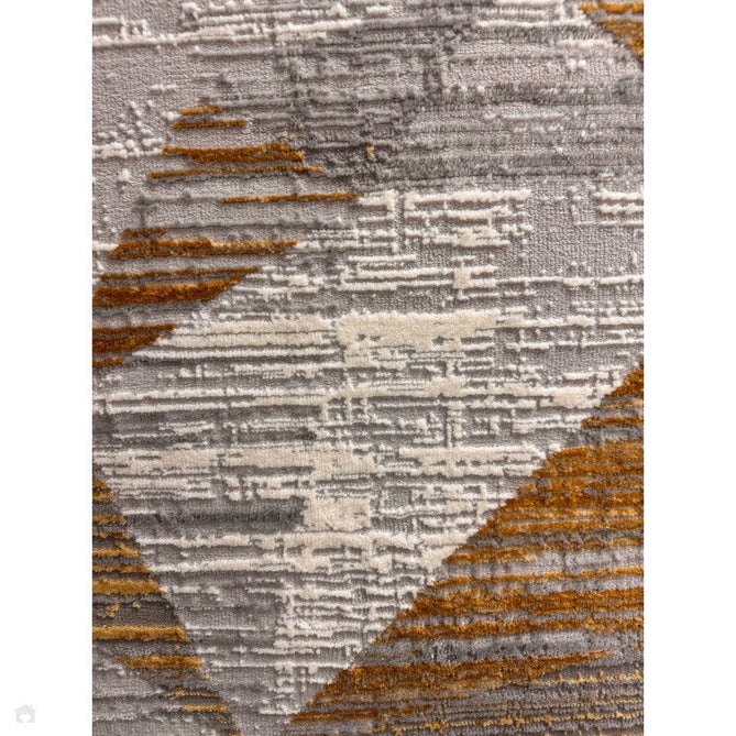 Orion OR12 Blocks Modern Geometric Distressed Textured Soft-Touch Metallic Shimmer Yellow/Grey/Silver/Cream Rug-Asiatic Carpets-Rug Love - The Most Loved Rug Store