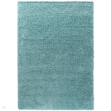 Oxford OXF00 Plain Plush Soft Stain-Resistant Textured Polypropylene Shaggy Duck Egg Rug