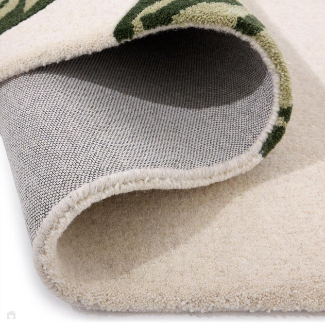 Paradise Leaf Cream/Green Rug-Origins-Rug Love - The Most Loved Rug Store
