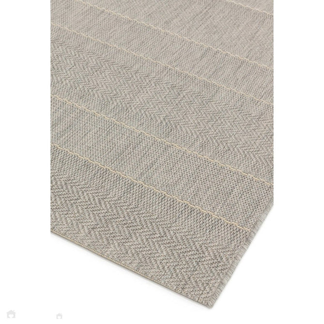 Patio PAT03 Stripe Chevron Modern Durable Stain-Resistant Weatherproof Flatweave In-Outdoor Beige/Cream Rug-Asiatic Carpets-Rug Love - The Most Loved Rug Store
