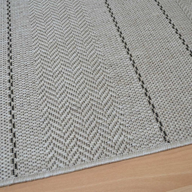 Patio PAT03 Stripe Modern Durable Stain-Resistant Weatherproof Flatweave In-Outdoor Beige/Cream Runner-Asiatic Carpets-Rug Love - The Most Loved Rug Store