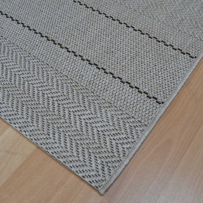 Patio PAT03 Stripe Modern Durable Stain-Resistant Weatherproof Flatweave In-Outdoor Beige/Cream Runner-Asiatic Carpets-Rug Love - The Most Loved Rug Store