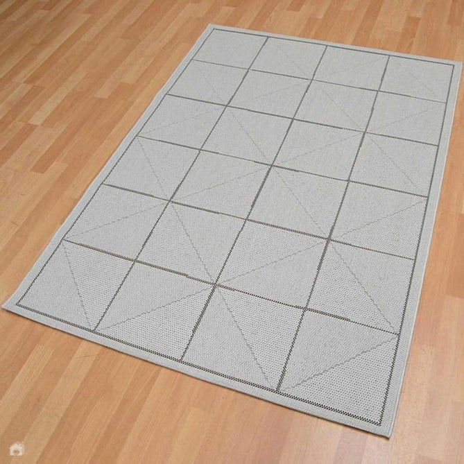 Patio PAT06 Check Modern Geometric Durable Stain-Resistant Weatherproof Flatweave In-Outdoor Ivory Rug-Asiatic Carpets-Rug Love - The Most Loved Rug Store