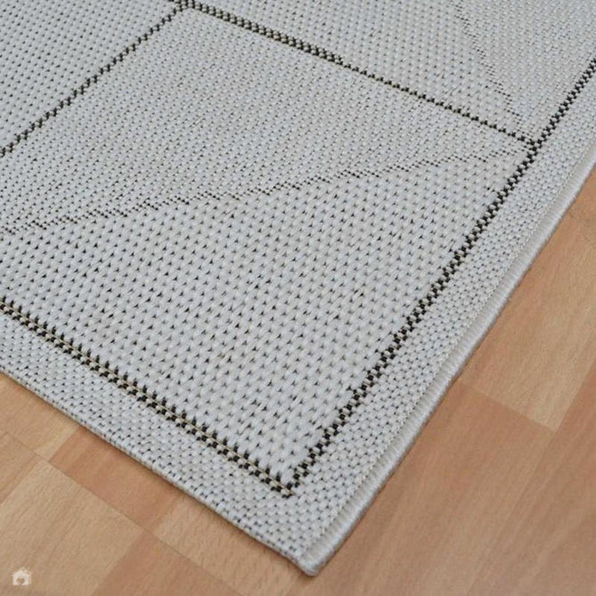 Patio PAT06 Check Modern Geometric Durable Stain-Resistant Weatherproof Flatweave In-Outdoor Ivory Rug-Asiatic Carpets-Rug Love - The Most Loved Rug Store