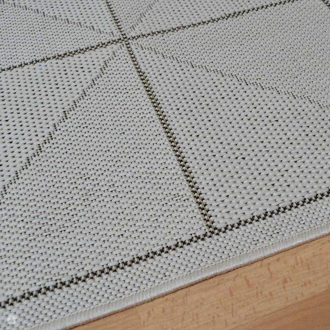 Patio PAT06 Check Modern Geometric Durable Stain-Resistant Weatherproof Flatweave In-Outdoor Ivory Rug-Asiatic Carpets-Rug Love - The Most Loved Rug Store