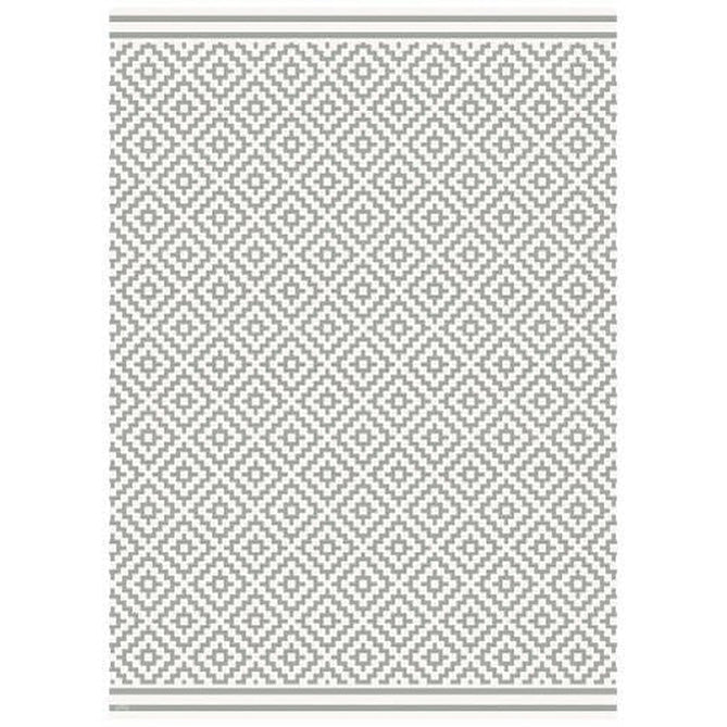 Patio PAT11 Diamond Modern Geometric Durable Stain-Resistant Weatherproof Flatweave In-Outdoor Grey/Cream Rug-Asiatic Carpets-Rug Love - The Most Loved Rug Store