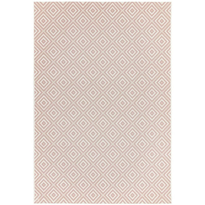 Patio PAT13 Jewel Modern Geometric Durable Stain-Resistant Weatherproof Flatweave In-Outdoor Pink Rug-Asiatic Carpets-Rug Love - The Most Loved Rug Store