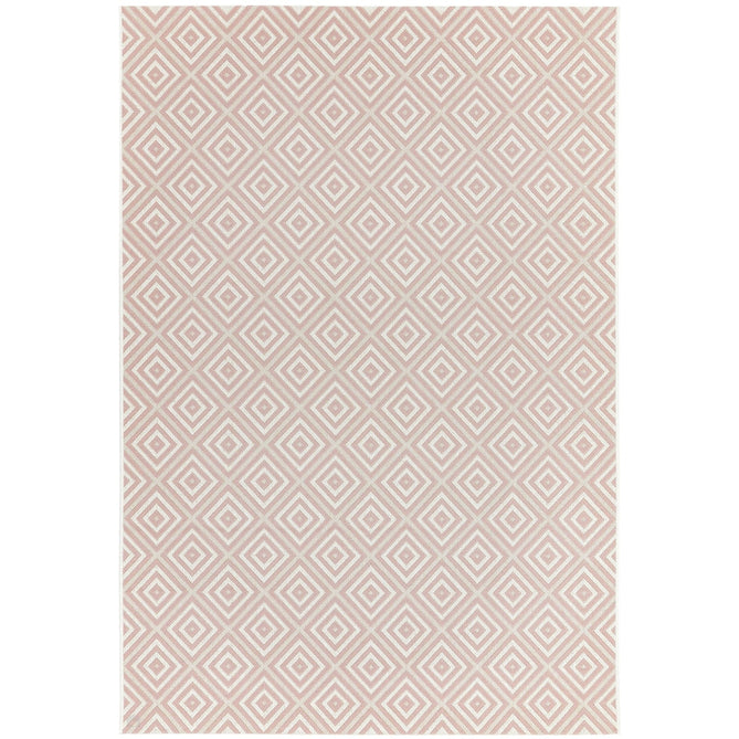 Patio PAT13 Jewel Modern Geometric Durable Stain-Resistant Weatherproof Flatweave In-Outdoor Pink Rug-Asiatic Carpets-Rug Love - The Most Loved Rug Store