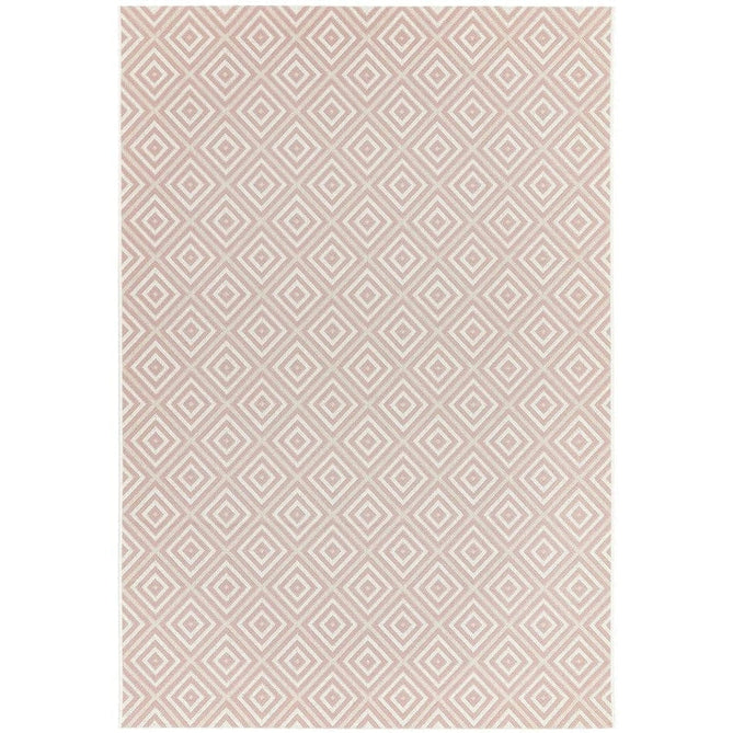 Patio PAT13 Jewel Modern Geometric Durable Stain-Resistant Weatherproof Flatweave In-Outdoor Pink Rug-Asiatic Carpets-Rug Love - The Most Loved Rug Store
