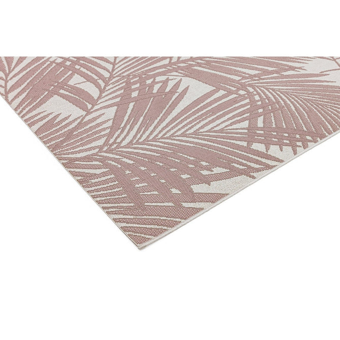 Patio PAT21 Palm Modern Floral Durable Stain-Resistant Weatherproof Flatweave In-Outdoor Pink Rug-Asiatic Carpets-Rug Love - The Most Loved Rug Store