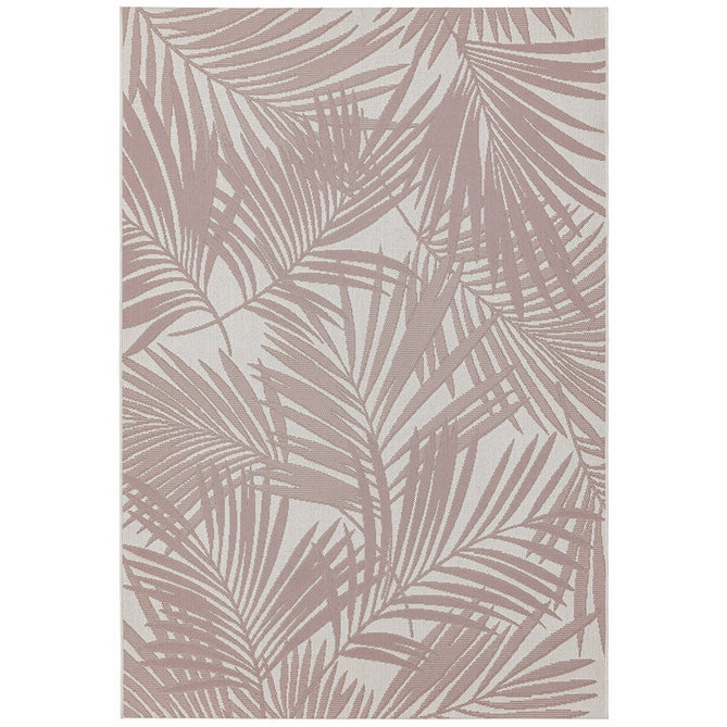 Patio PAT21 Palm Modern Floral Durable Stain-Resistant Weatherproof Flatweave In-Outdoor Pink Rug-Asiatic Carpets-Rug Love - The Most Loved Rug Store