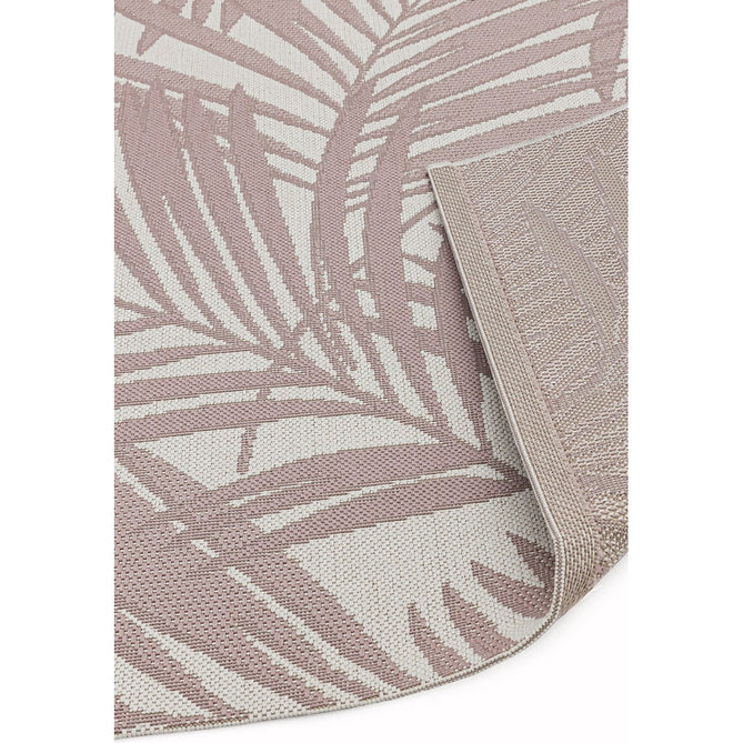Patio PAT21 Palm Modern Floral Durable Stain-Resistant Weatherproof Flatweave In-Outdoor Pink Rug-Asiatic Carpets-Rug Love - The Most Loved Rug Store