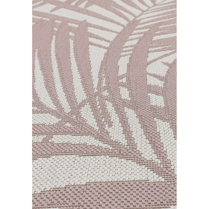 Patio PAT21 Palm Modern Floral Durable Stain-Resistant Weatherproof Flatweave In-Outdoor Pink Rug-Asiatic Carpets-Rug Love - The Most Loved Rug Store