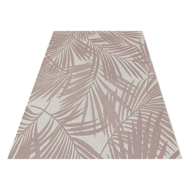Patio PAT21 Palm Modern Floral Durable Stain-Resistant Weatherproof Flatweave In-Outdoor Pink Rug-Asiatic Carpets-Rug Love - The Most Loved Rug Store