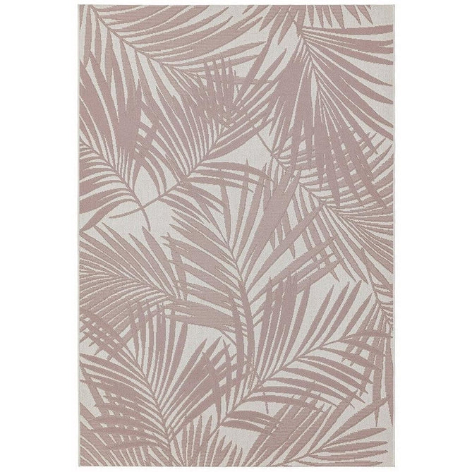 Patio PAT21 Palm Modern Floral Durable Stain-Resistant Weatherproof Flatweave In-Outdoor Pink Rug-Asiatic Carpets-Rug Love - The Most Loved Rug Store