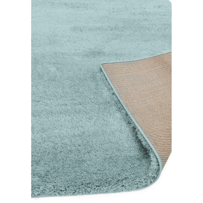 Payton Soft Shimmer Silky Polyester Plain Shaggy Duck Egg Rug-Asiatic Carpets-Rug Love - The Most Loved Rug Store