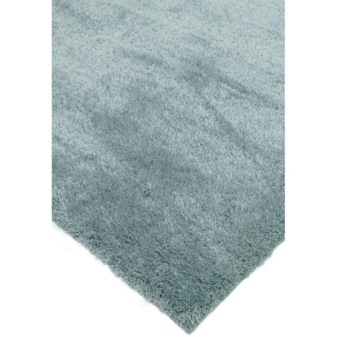 Payton Soft Shimmer Silky Polyester Plain Shaggy Duck Egg Rug-Asiatic Carpets-Rug Love - The Most Loved Rug Store