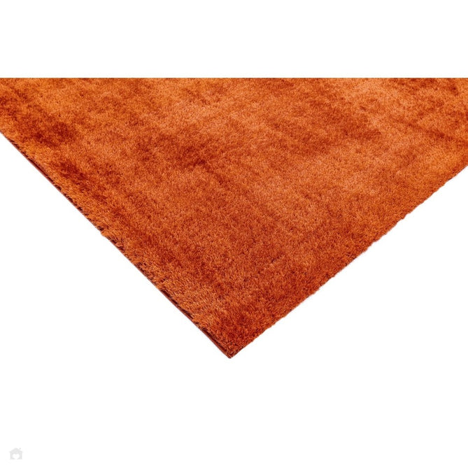 Payton Soft Shimmer Silky Polyester Plain Shaggy Orange Rug-Asiatic Carpets-Rug Love - The Most Loved Rug Store