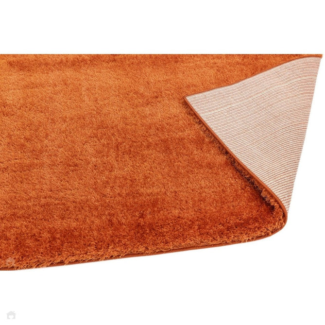 Payton Soft Shimmer Silky Polyester Plain Shaggy Orange Rug-Asiatic Carpets-Rug Love - The Most Loved Rug Store