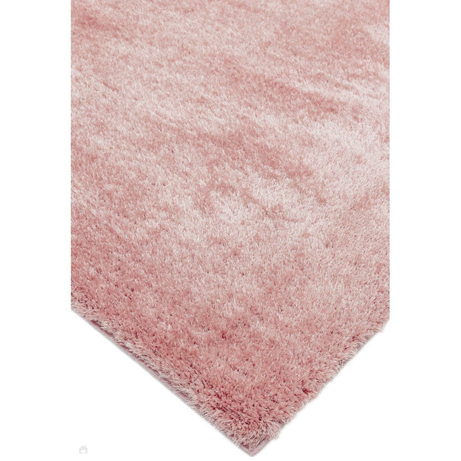 Payton Soft Shimmer Silky Polyester Plain Shaggy Pink Rug-Asiatic Carpets-Rug Love - The Most Loved Rug Store