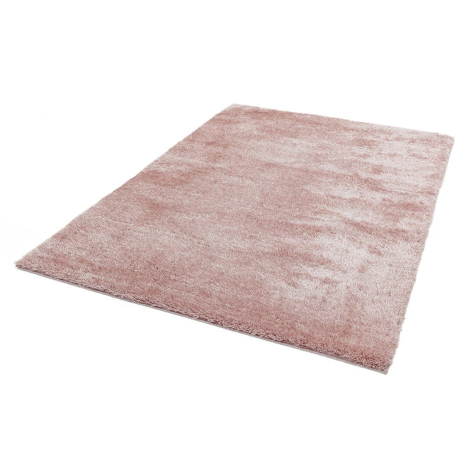 Payton Soft Shimmer Silky Polyester Plain Shaggy Pink Rug-Asiatic Carpets-Rug Love - The Most Loved Rug Store