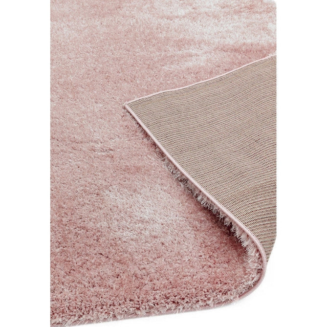 Payton Soft Shimmer Silky Polyester Plain Shaggy Pink Rug-Asiatic Carpets-Rug Love - The Most Loved Rug Store