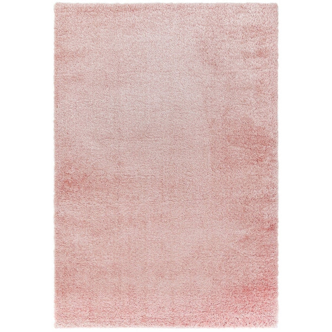 Payton Soft Shimmer Silky Polyester Plain Shaggy Pink Rug-Asiatic Carpets-Rug Love - The Most Loved Rug Store
