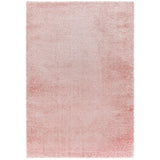 Payton Soft Shimmer Silky Polyester Plain Shaggy Pink Rug