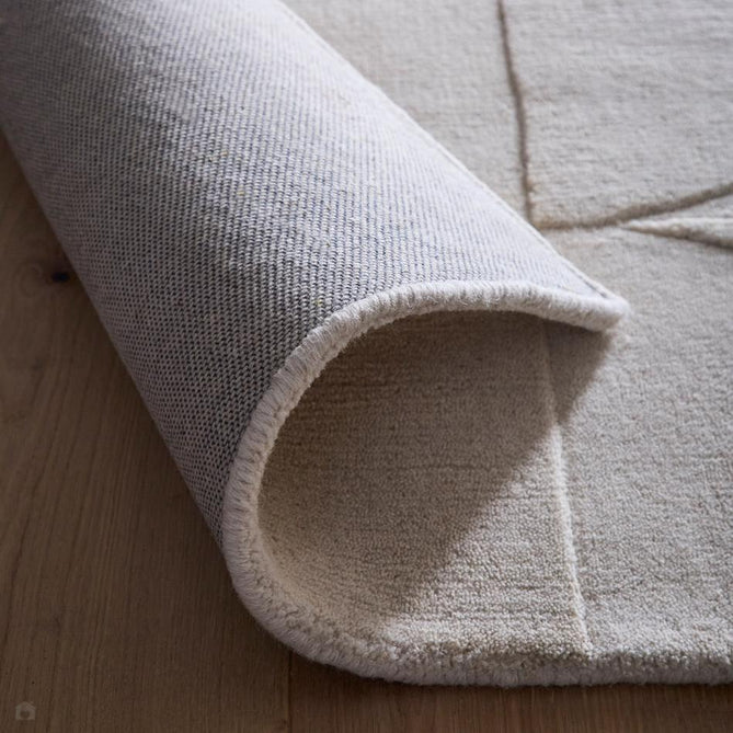 Penny Modern Geometric 3D Hand-Carved Hi-Low Soft Textured Wool Cream Rug-Origins-Rug Love - The Most Loved Rug Store