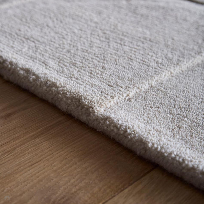 Penny Modern Geometric 3D Hand-Carved Hi-Low Soft Textured Wool Cream Rug-Origins-Rug Love - The Most Loved Rug Store