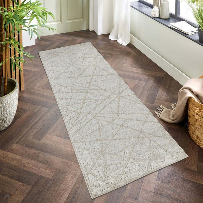 Perla Axis PER01 Modern Abstract Distressed Metallic Shimmer Soft Textured Polyblend Short Pile Ivory/Warm Beige/Stone Taupe/Pearl Grey/Champagne Rug-Desire Rugs-Rug Love - The Most Loved Rug Store
