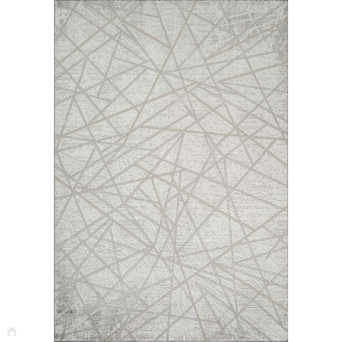 Perla Axis PER01 Modern Abstract Distressed Metallic Shimmer Soft Textured Polyblend Short Pile Silver Grey/Ash Grey/Warm Taupe/Pewter/Frosted White Rug-Desire Rugs-Rug Love - The Most Loved Rug Store