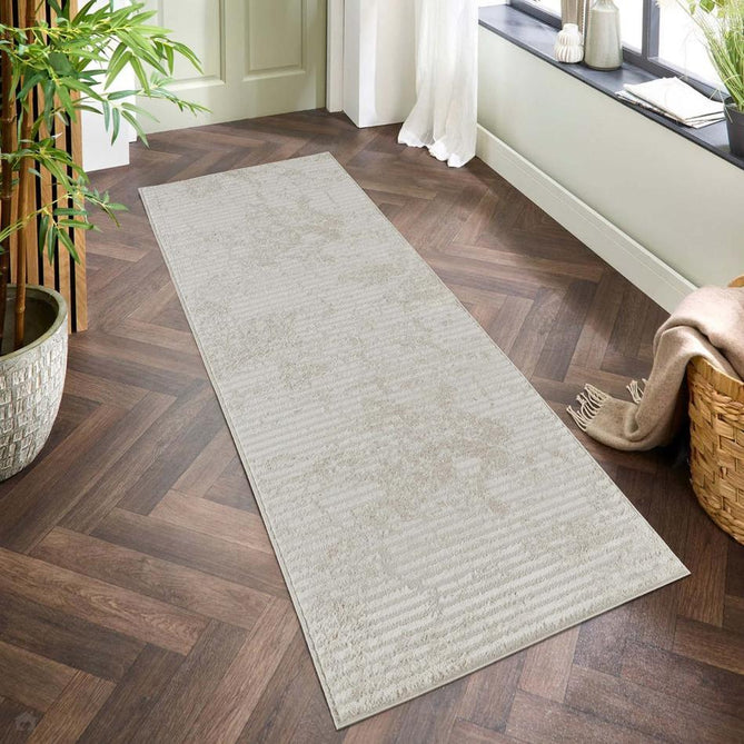 Perla Molten PER02 Modern Abstract Distressed Metallic Shimmer Soft Textured Polyblend Short Pile Ivory/Oatmeal Beige/Champagne/Stone Taupe/Soft Sand Rug-Desire Rugs-Rug Love - The Most Loved Rug Store