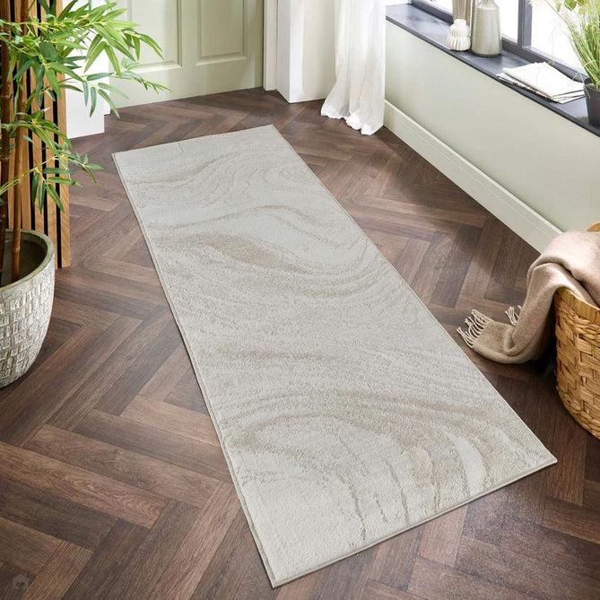 Perla Resin PER03 Modern Abstract Distressed Metallic Shimmer Soft Textured Polyblend Short Pile Ivory/Warm Beige/Champagne/Stone Taupe/Almond Rug-Desire Rugs-Rug Love - The Most Loved Rug Store