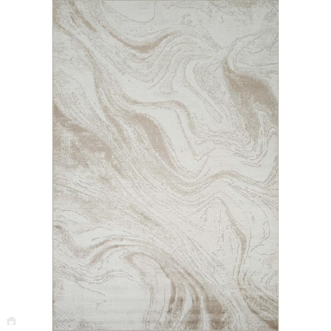 Perla Resin PER03 Modern Abstract Distressed Metallic Shimmer Soft Textured Polyblend Short Pile Ivory/Warm Beige/Champagne/Stone Taupe/Almond Rug-Desire Rugs-Rug Love - The Most Loved Rug Store