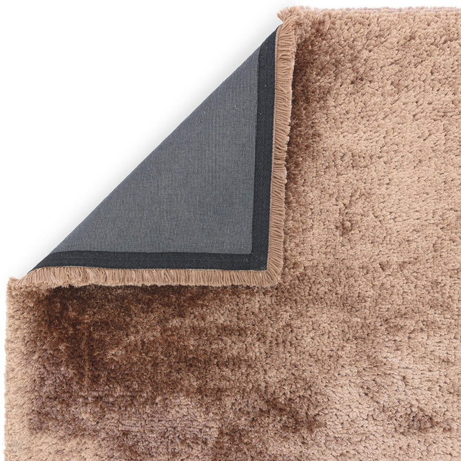 Plush Luxury Super Thick Heavyweight High-Density Hand-Woven Soft High-Pile Plain Polyester Tonal Textured Metallic Shimmer Shaggy Blush Round Rug-Asiatic Carpets-Rug Love - The Most Loved Rug Store