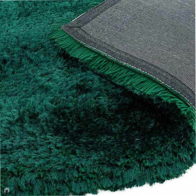 Plush Luxury Super Thick Heavyweight High-Density Hand-Woven Soft High-Pile Plain Polyester Tonal Textured Metallic Shimmer Shaggy Emerald Rug-Asiatic Carpets-Rug Love - The Most Loved Rug Store