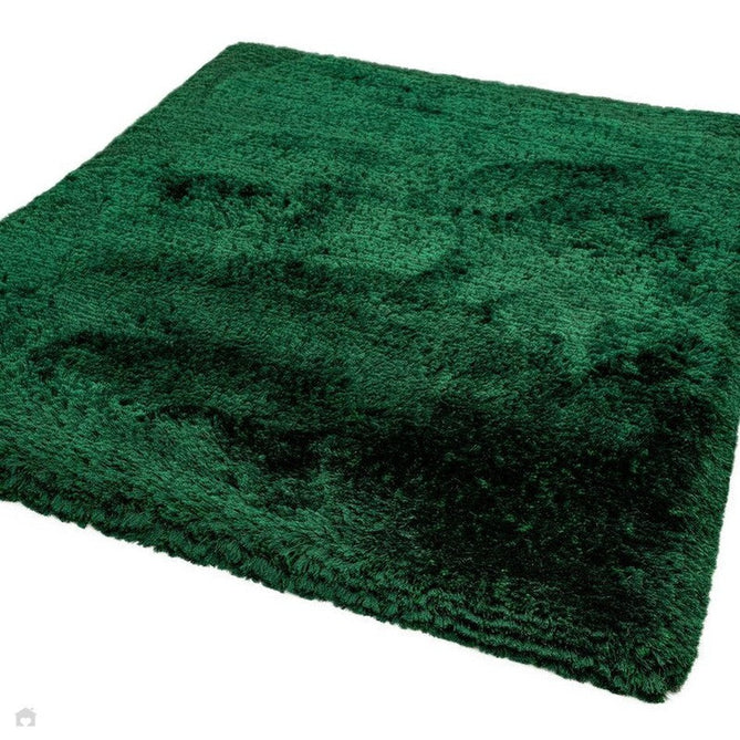 Plush Luxury Super Thick Heavyweight High-Density Hand-Woven Soft High-Pile Plain Polyester Tonal Textured Metallic Shimmer Shaggy Emerald Rug-Asiatic Carpets-Rug Love - The Most Loved Rug Store